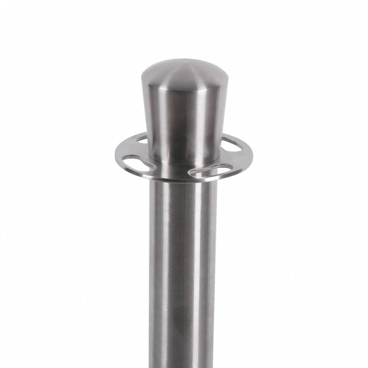 Słupek odgradzający NOWOCZESNY BSR Premium Słupek hotelowy do Hotelu do Restauracji do strefy VIP Chrom