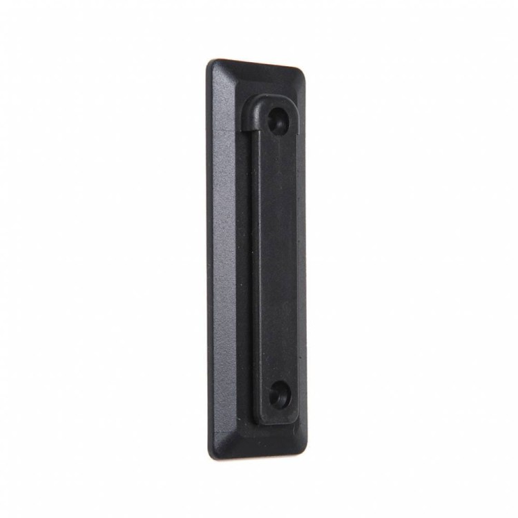 Głowica naścienna czarna z czarną taśmą zwijaną 270 cm J-EXTBE kasetka kaseta uchwyt ścienny ze zwijaną taśmą odgradzającą