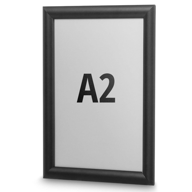 Ramka na zdjęcia na plakat PRINC A2 (42,0 x 59,4 cm) zatrzaskowa OWZ Czarna