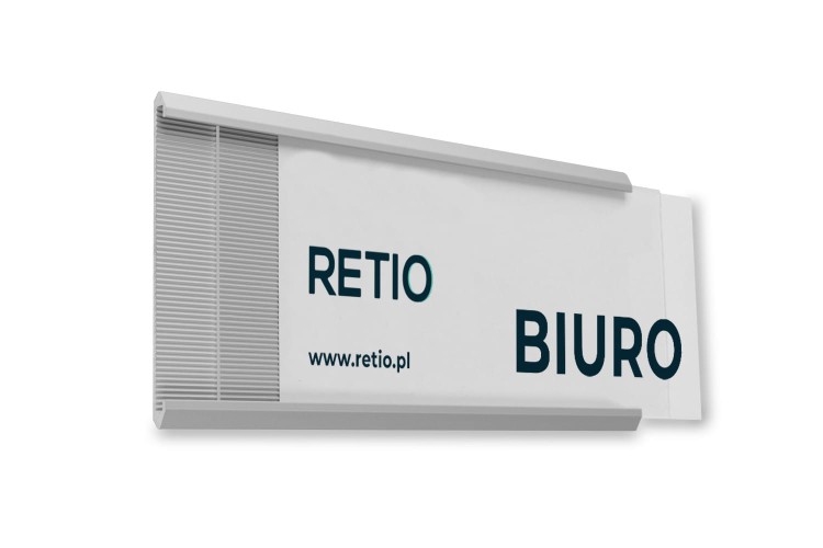 Przydrzwiowa tabliczka informacyjna PURE 210x90 mm