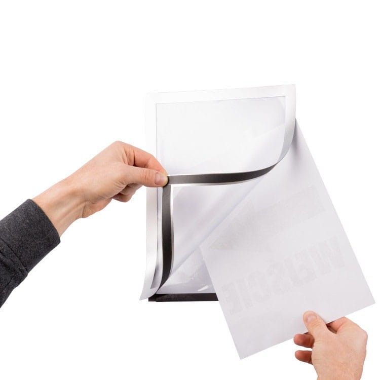 Ramka magnetyczna A4 dwustronna srebrna ramka informacyjna magnetyczna ramka informacyjna reklamowa na plakat