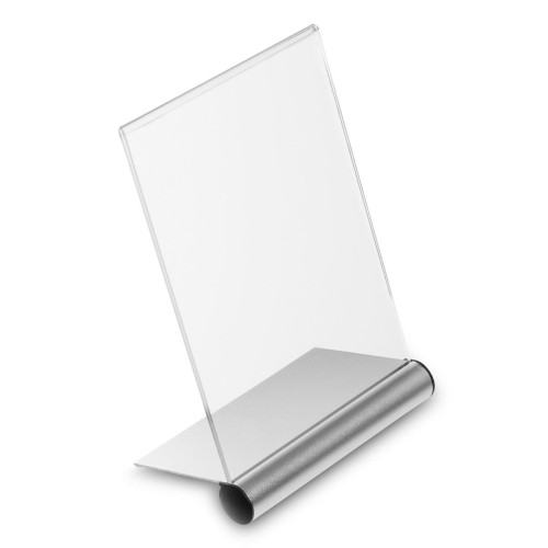 Stojak akrylowy A5 Typ L, Informacyjny na ulotki, plakaty, broszury