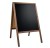 Potykacz informacyjny drewniany 60x100 (Tablica kredowa)