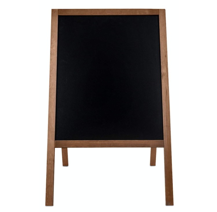 Potykacz informacyjny drewniany 60x100 (Tablica kredowa)
