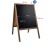 Potykacz informacyjny drewniany 60x100 (Tablica kredowa)