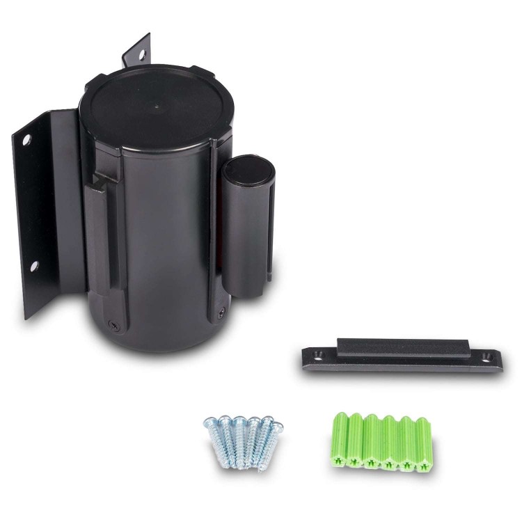 Głowica naścienna z czerwoną taśmą zwijaną 200 cm P-EXTBE kasetka kaseta ze zwijaną taśmą odgradzającą