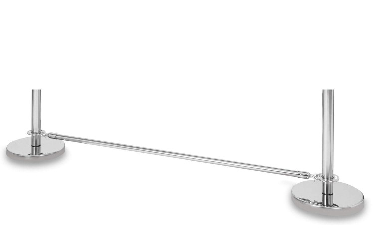 Dodatkowa Belka do słupków z ekspanderami - Srebrny - Eleganckie słupki idealne jako nośnik reklamy oraz wydzielenie przestrzeni w restauracjach, kawiarniach, sklepach