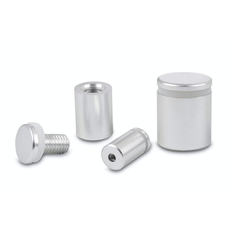 Dystans montażowy 15mm Ø Aluminium Srebrna Satyna 15x25