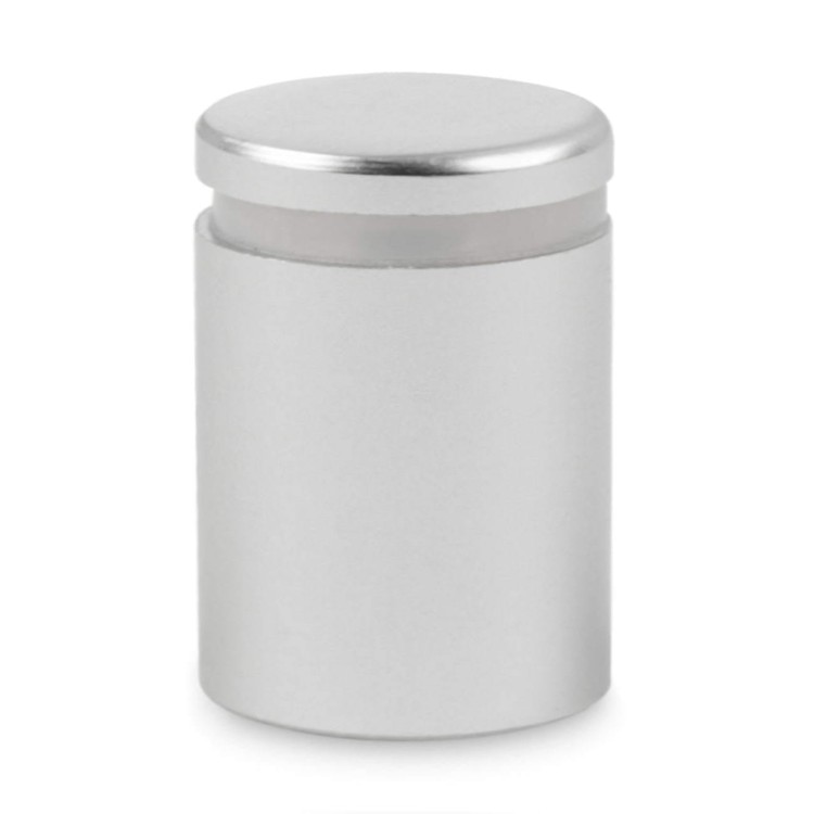 Dystans montażowy 19mm Ø Aluminium Srebrna Satyna 19x19