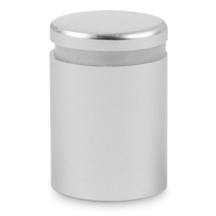 Dystans montażowy 25mm Ø Aluminium Srebrna Satyna 25x25