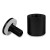 Dystans montażowy 19mm Ø Aluminium Czarny Mat 19x19