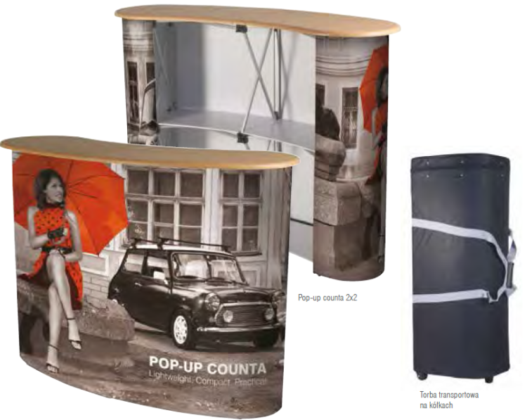 Lada wystawiennicza Pop-up Counta 2x1