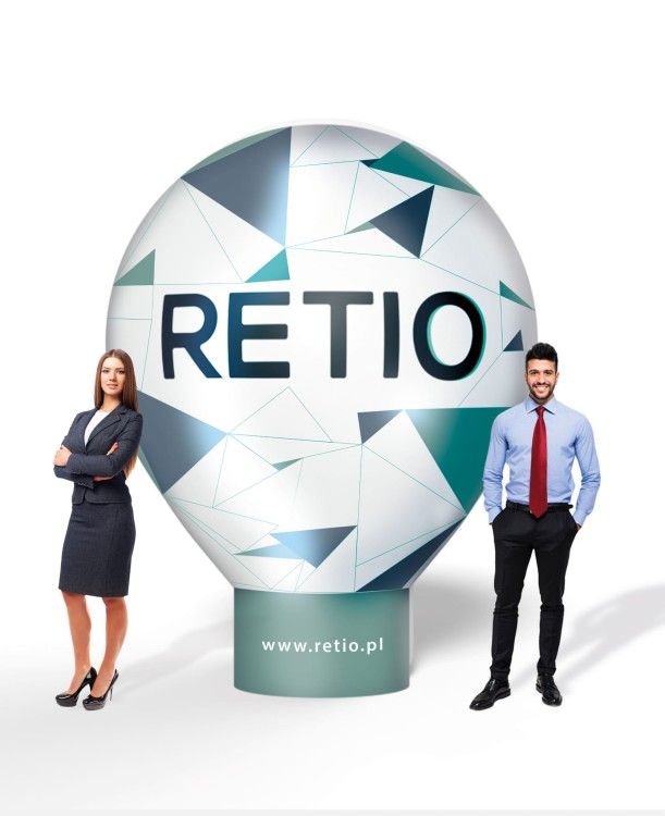 Balon reklamowy pneumatyczny 3m z nadrukiem indywidualnym - Standard