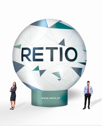 Balon reklamowy pneumatyczny 6m z nadrukiem indywidualnym - Kula