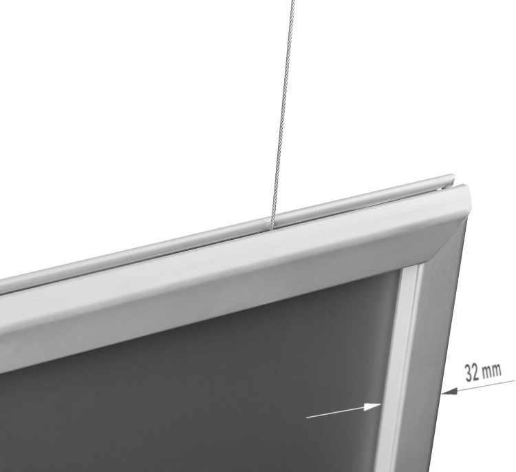 Ramka OWZ podsufitowa, profil ramki 32 mm