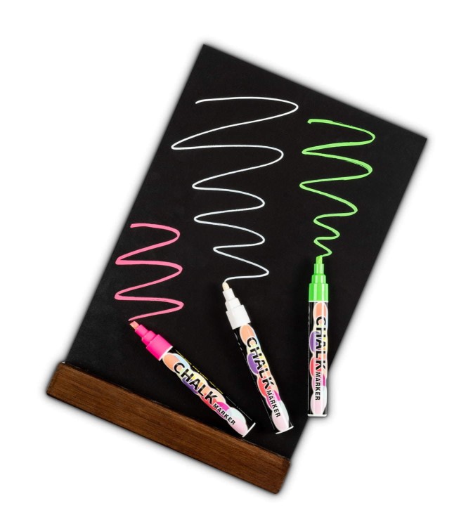 Markery kredowe do potykaczy i tablic - 8 kolorów