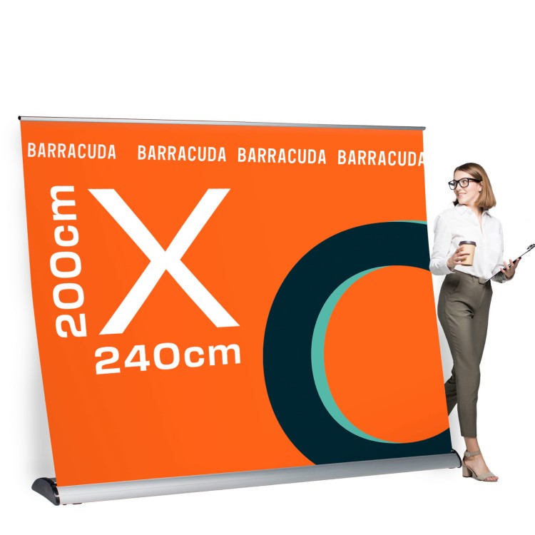 Rollup Barracuda 240 x 200 cm stojak reklamowy rozwijany z opcją wydruku