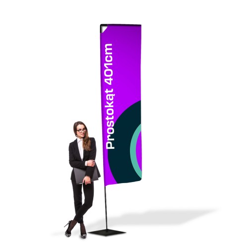 Flaga reklamowa Winder prostokąt 4m