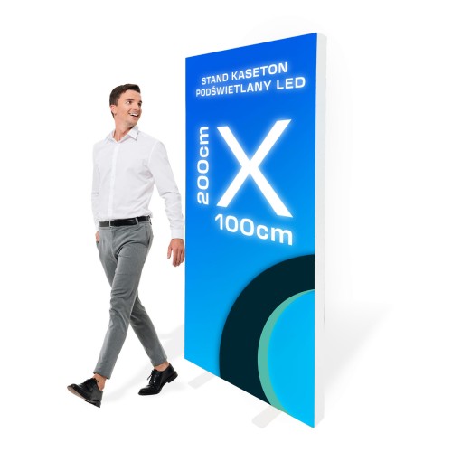 Stand Kaseton Podświetlany LED 100 x 200cm