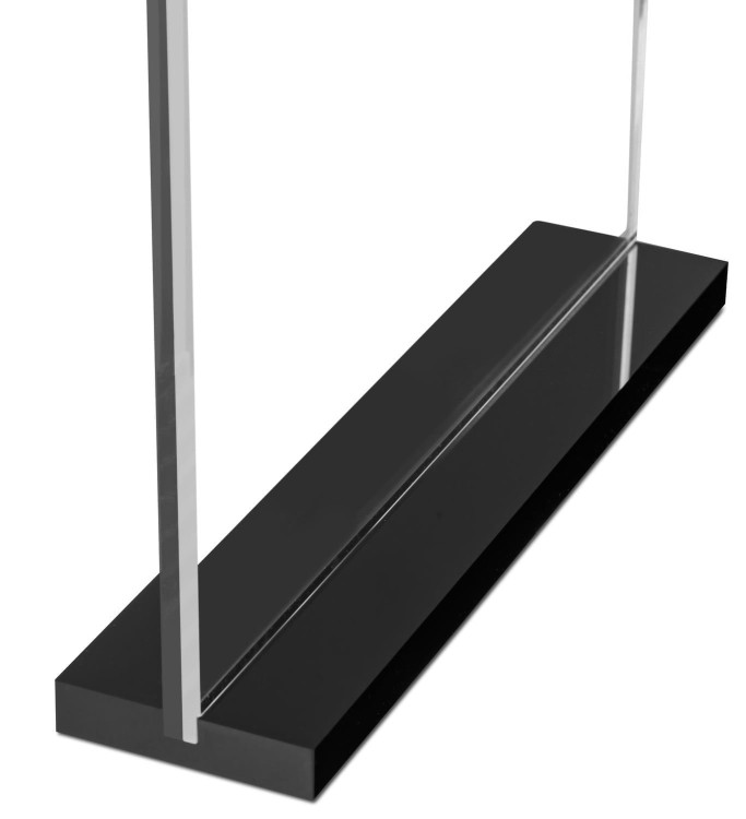 Stojak akrylowy A4, Informacyjny na ulotki, plakaty, broszury