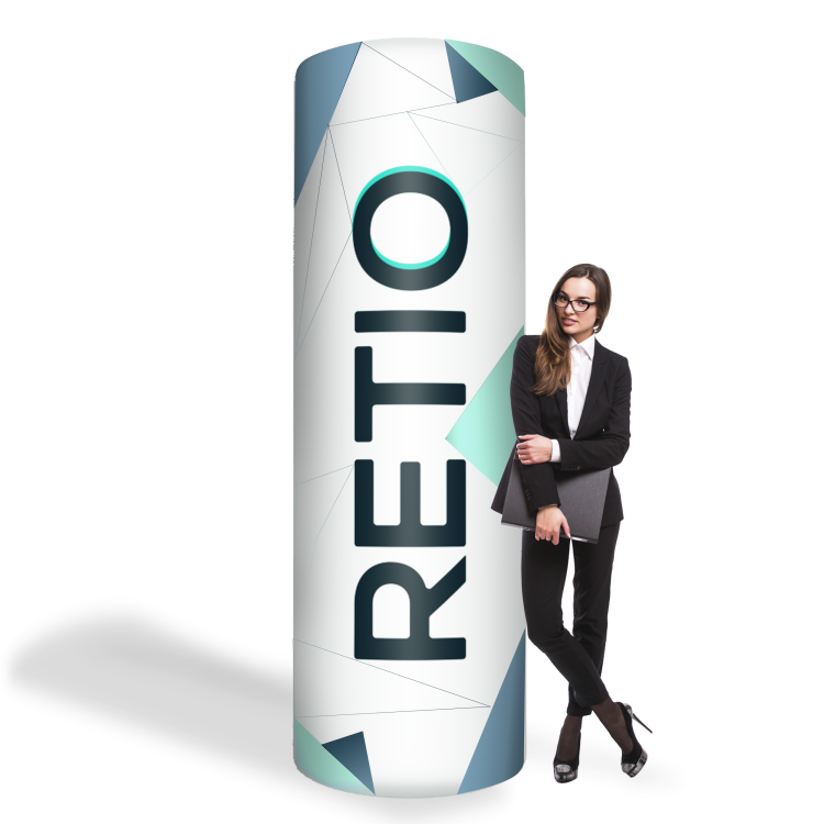 Kolumna, słup reklamowy 2,5m - Nadmuchiwany z nadrukiem indywidualnym