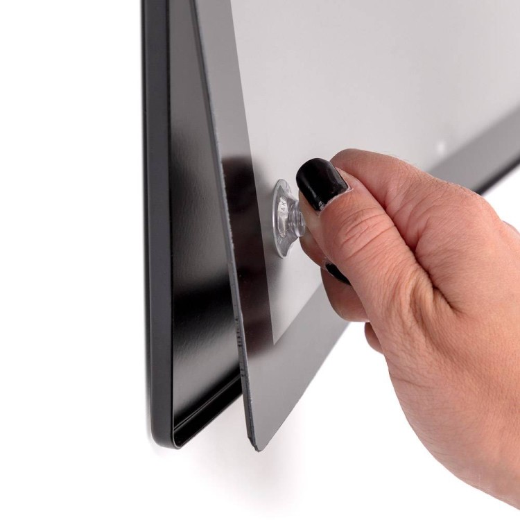 Ramka magnetyczna A3 (29,7 x 42 cm) czarna rama informacyjna magnetyczna rama reklamowa na plakat rama plakatowa wysokiej jakości