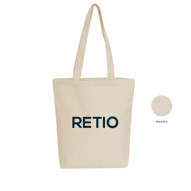 Torba bawełniana VIENNA z własnym nadrukiem - kolor naturalny