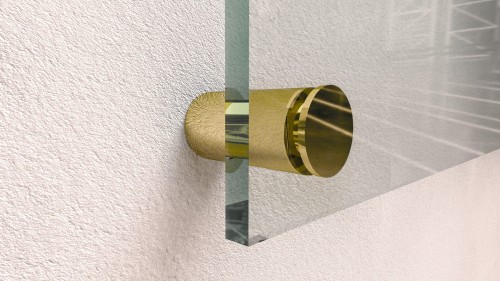 Dystans montażowy 13mm Ø Mosiądz Złoty 13x13