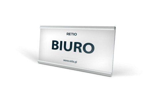 Przydrzwiowa tabliczka informacyjna LINO 70x180 mm