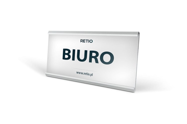 Przydrzwiowa tabliczka informacyjna LINO 70x180 mm