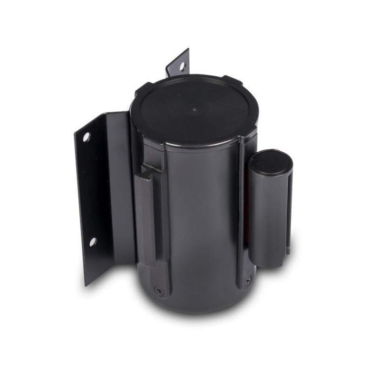 Głowica naścienna z czarną taśmą zwijaną 200 cm P-EXTBE kasetka kaseta ze zwijaną taśmą odgradzającą