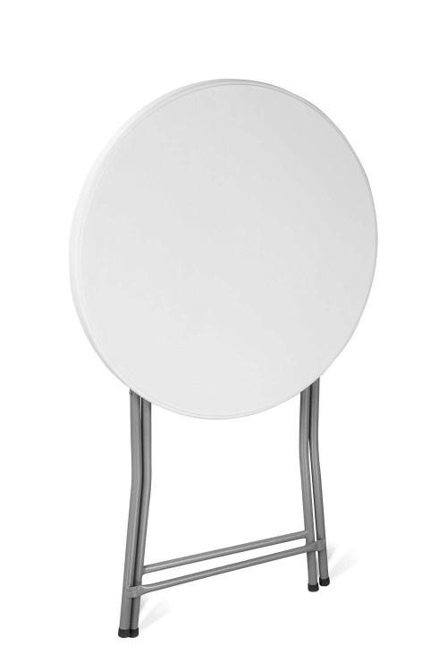 Stół cateringowy koktajlowy okrągły 110x80cm z naciąganym obrusem z zadrukiem recepcyjny stolik eventowy z pokrowcem możliwość nadruku