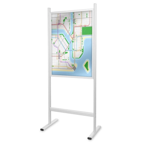 Stojak Aluminiowy - A1 Informacyjny na plakaty, dwustronny