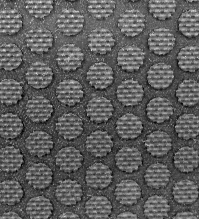 Mata podłogowa gumowa wycieraczka z logo - szczegół