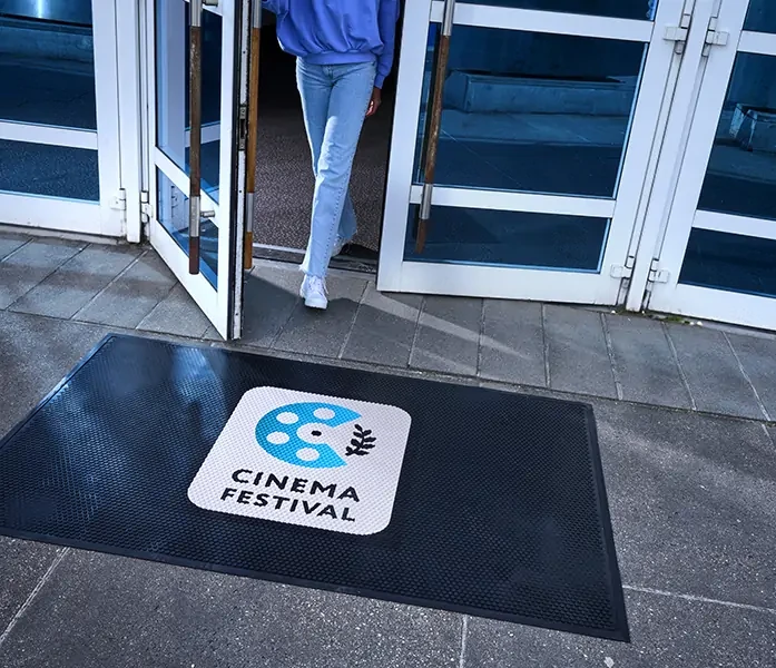 Mata podłogowa gumowa wycieraczka z logo