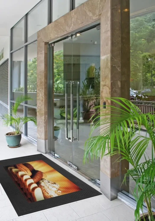 Mata podłogowa gumowa wycieraczka z logo