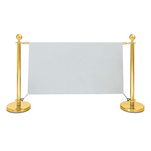 Zestaw Słupków CAFE odgradzający - Złoty