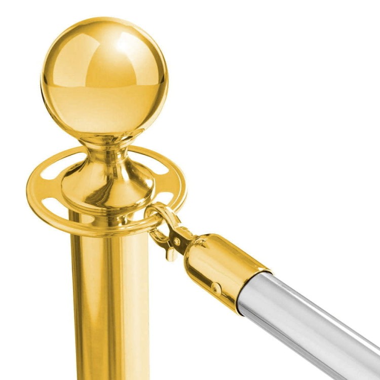 Zestaw Słupków CAFE odgradzający - Złoty