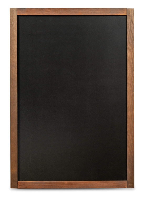 Ustawienie pionowe - Tablica kredowa FOREST 60 x 87 cm drewniana tablica kredowa z czarną powierzchnią do pisania markerami kredowymi