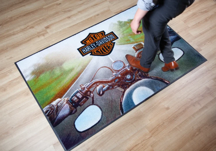 Mata podłogowa Interior Guard Brush - dywanik wycieraczka wykładzina z logo do zastosowań wewnętrznych