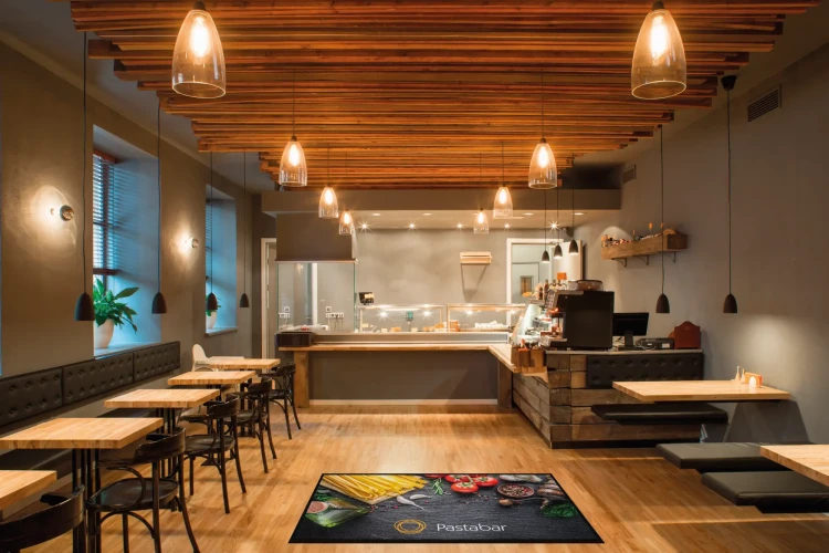 Mata podłogowa Interior Guard Brush - dywanik wycieraczka wykładzina z logo do zastosowań wewnętrznych