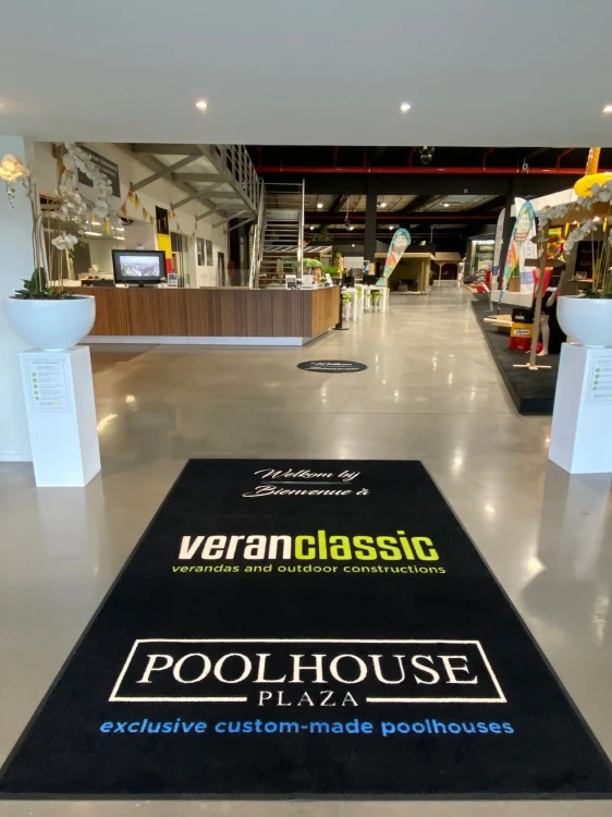 Mata podłogowa Interior Guard Brush - dywanik wycieraczka wykładzina z logo do zastosowań wewnętrznych