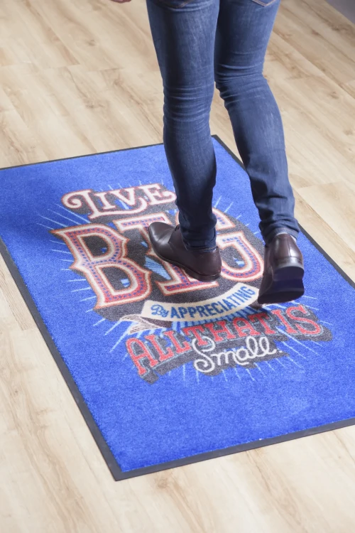 Mata podłogowa Interior Guard Brush - dywanik wycieraczka wykładzina z logo do zastosowań wewnętrznych