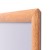 Ramka zatrzaskowa A1 (59,4 x 84,1 cm) aluminiowa w kolorze drewna z ostrym narożnikiem rama ramka plakatowa OWZ ścienna na plakat na zdjęcia profil 25 mm