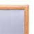 Ramka zatrzaskowa A0 (84,1 x 118,9 cm) aluminiowa w kolorze drewna z ostrym narożnikiem rama ramka plakatowa OWZ ścienna na plakat na zdjęcia profil 25 mm