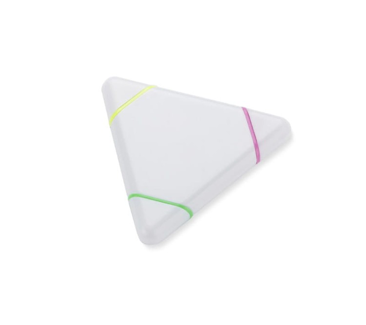 Zakreślacz TRIANGLE biały