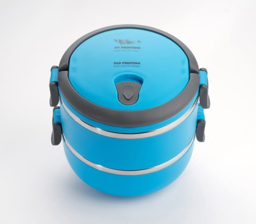 Pojemnik TOGO 700 ml + 700 ml niebieski