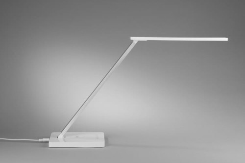 Lampka z ładowarką indukcyjną VELIA biały