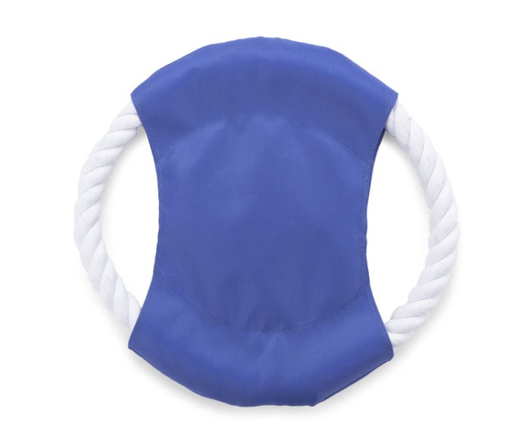 Frisbee dla psa RINGO niebieski z logo