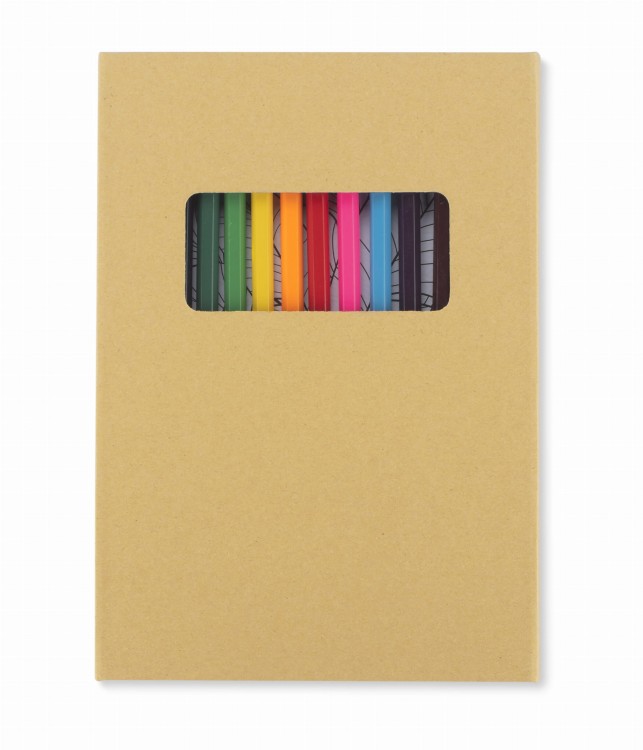 Kolorowanka z kredkami BETSO beżowy (naturalny)